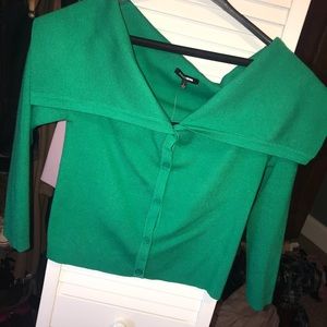 Off the shoulder sweater